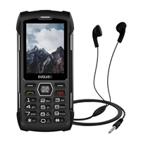 EVOLVEO StrongPhone H1, vodotěsný odolný Dual SIM telefon, černo-šedá