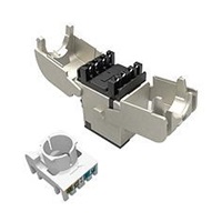 Samořezný keystone Solarix CAT6 STP, RAL FIT moduly, GROUND LOCK