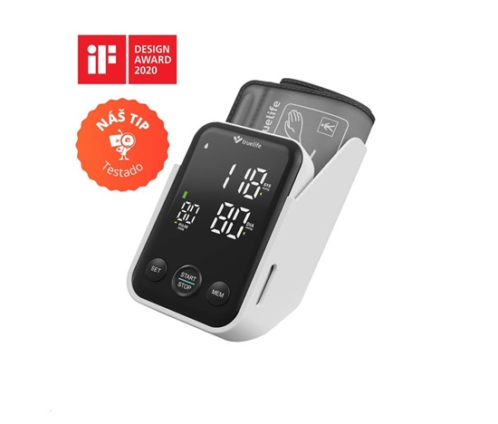 BAZAR - TrueLife Pulse B-Vision - tonometr/měřič krevního tlaku - Rozbaleno (Komplet)