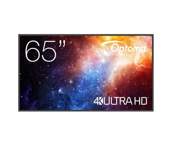 Optoma FPD N3651K 65" -  4K UHD / Android 11 / 450 nits / 4GB RAM / 32GB ROM / 2x 10W speaker, rozbalen