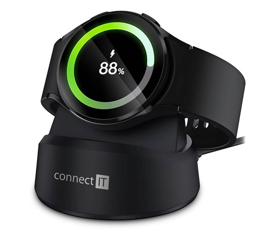 CONNECT IT Bezdrátová nabíječka WatchCharger pro Samsung Watch, Černá