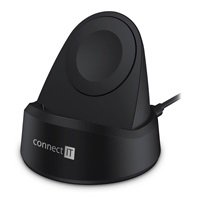 CONNECT IT Bezdrátová nabíječka WatchCharger pro Samsung Watch, Černá
