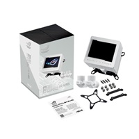ASUS vodní blok CPU ROG RYUJIN III WB, 3.5" LCD displej, bílá
