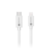 CONNECT IT Wirez USB-C -> Lightning, 27 W, 1m, bílá