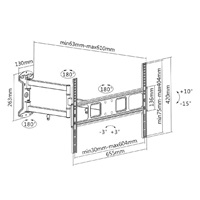 Otočný a sklopný držák Tv Fiber Mounts M7C98 - pošk. obal