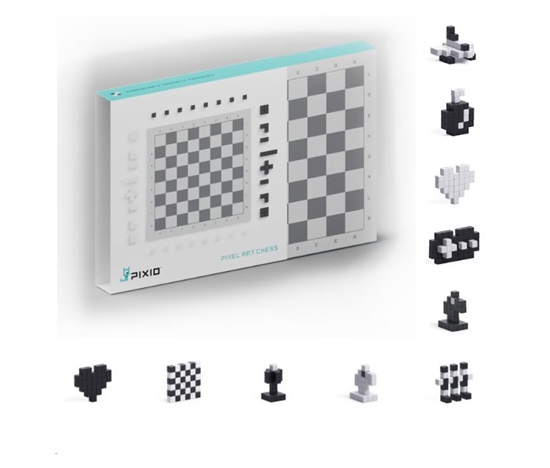 PIXIO Chess - Šachy magnetická stavebnice