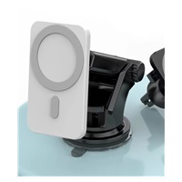 1stCOOL bezdrátová QI nabíječka 15W, magnetická, do auta, MagSafe kompatibilní, bílá