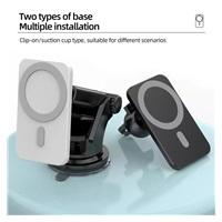 1stCOOL bezdrátová QI nabíječka 15W, magnetická, do auta, MagSafe kompatibilní, bílá