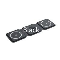 1stCOOL bezdrátová přenosná QI nabíječka 3v1, MagSafe, USB-C, černá