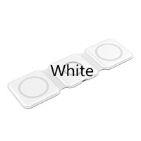 1stCOOL bezdrátová přenosná QI nabíječka 3v1, MagSafe, USB-C, bílá