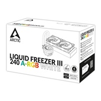 ARCTIC Vodní chladič Liquid Freezer III 240 ARGB, 2x120mm, AM5, LGA1851, bílá
