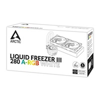 ARCTIC Vodní chladič Liquid Freezer III 280 ARGB, 2x140mm, AM5, LGA1851, bílá