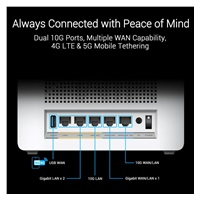 ASUS ZenWifi BQ16 2-pack, WiFi7 Extendable Router, AiMesh, 2x WAN/LAN, 3x LAN, 1x USB 3.0