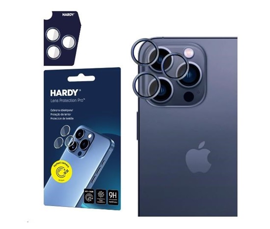 3mk HARDY Lens Protection Pro pro iPhone 15 Pro Max Blue