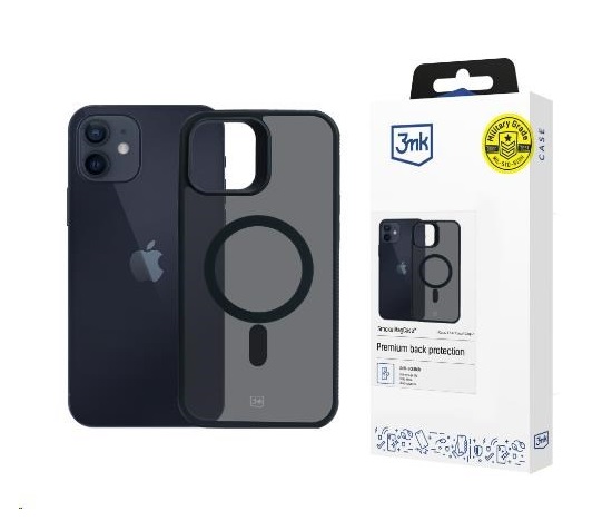 3mk ochranné pouzdro Smoke MagCase pro iPhone 12/12 Pro