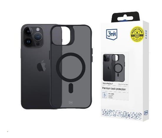 3mk ochranné pouzdro Smoke MagCase pro iPhone 14 Pro