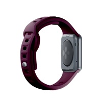 3mk Silicone Watch Strap pro Apple 42/44/45/49 mm Mulberry