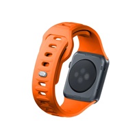3mk Silicone Watch Strap pro Apple 42/44/45/49 mm Orange