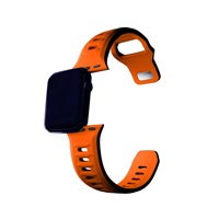 3mk Silicone Watch Strap pro Apple 42/44/45/49 mm Orange