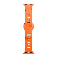 3mk Silicone Watch Strap pro Apple 42/44/45/49 mm Orange