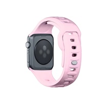 3mk Silicone Watch Strap pro Apple 42/44/45/49 mm Powder Pink