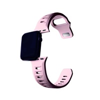 3mk Silicone Watch Strap pro Apple 42/44/45/49 mm Powder Pink