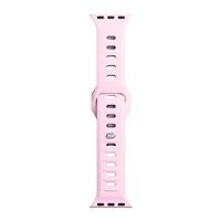 3mk Silicone Watch Strap pro Apple 42/44/45/49 mm Powder Pink