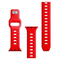 3mk řemínek Watch Strap pro Apple 42/44/45/49 mm Red