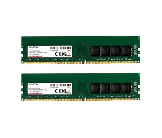 ADATA DIMM DDR4 32GB (Kit of 2) 3200MHz CL22 1048x8, Premier Dual Tray