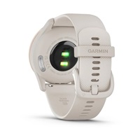 Garmin vívomove® Trend, Nerezová luneta Peach Gold, pouzdro Ivory, silikonový řemínek