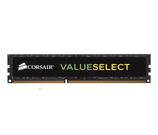 CORSAIR DIMM DDR3L 4GB 1600Mhz CL11 Value Select, Černá
