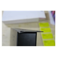 BAZAR - Optická vana 10" 1U, 8x SC simplex (8x LC duplex), černá - poškozeno, ohnuté rohy