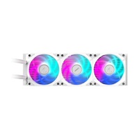 GIGABYTE vodní chladič AORUS WATERFORCE II 360I, 3x120mm, ARGB, LGA1851, AM5, Bílá