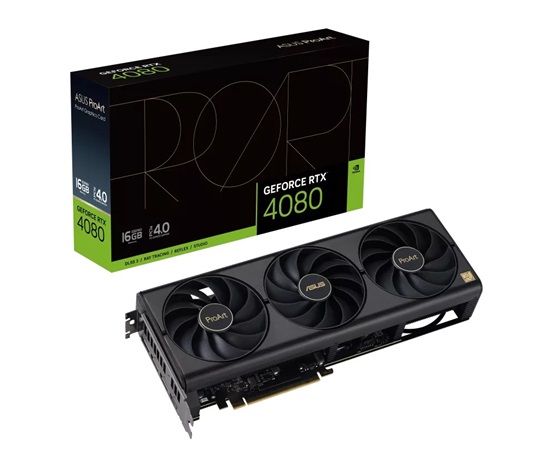 BAZAR - ASUS VGA NVIDIA GeForce RTX™ 4080 16GB PRO ART BULK, RTX 4080, 3xDP, 1xHDMI BULK - Po opravě (Náhradní krabice)