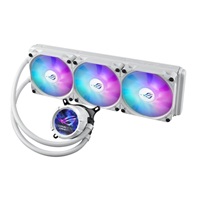 ASUS vodní chladič CPU AIO ROG STRIX LC III 360 ARGB LCD WHITE, 3x120mm, LCD Displej, LGA1851, AM5, bílá