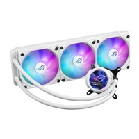 ASUS vodní chladič CPU AIO ROG STRIX LC III 360 ARGB LCD WHITE, 3x120mm, LCD Displej, LGA1851, AM5, bílá