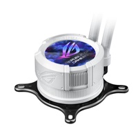 ASUS vodní chladič CPU AIO ROG STRIX LC III 360 ARGB LCD WHITE, 3x120mm, LCD Displej, LGA1851, AM5, bílá