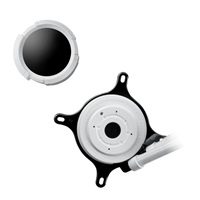 ASUS vodní chladič CPU AIO ROG STRIX LC III 360 ARGB LCD WHITE, 3x120mm, LCD Displej, LGA1851, AM5, bílá