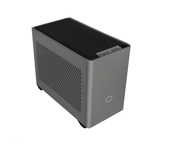 BAZAR - Cooler Master case MasterBox NR200P MAX, mini-ITX, šedá, integrovaný vodní chladič, zdroj 850W - Poškozený obal