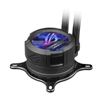 ASUS vodní chladič CPU AIO ROG STRIX LC III 360 ARGB LCD, 3x120mm, LCD Displej, LGA1851,  AM5, černá