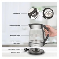 Lauben Glass Electric Kettle 17GG