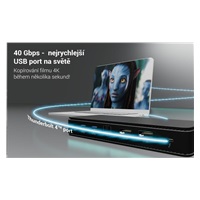 i-tec Thunderbolt4 2x Display Docking Station Gen3, 7x USB, 2.5 GLAN, PowerDelivery 92 W