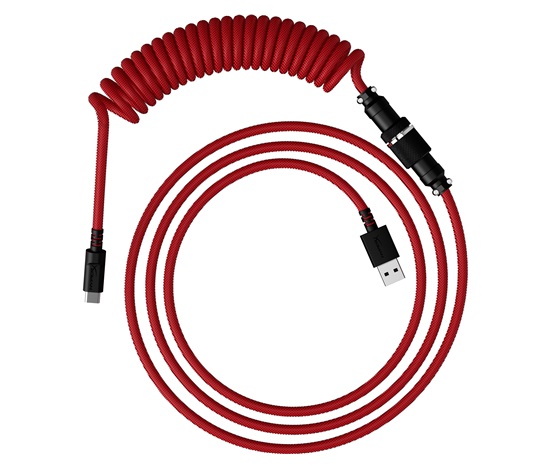 HyperX USB-C Coiled Cable Red-Black - Příslušenství ke klávesnici