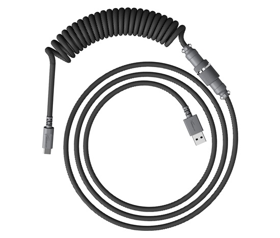 HyperX USB-C Coiled Cable Gray - Příslušenství ke klávesnici