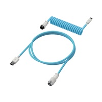 HyperX USB-C Coiled Cable Light Blue-White - Příslušenství ke klávesnici