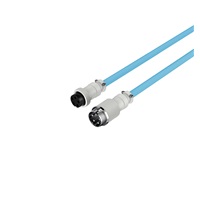 HyperX USB-C Coiled Cable Light Blue-White - Příslušenství ke klávesnici