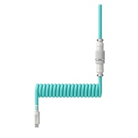 HyperX USB-C Coiled Cable Light Green-White - Příslušenství ke klávesnici