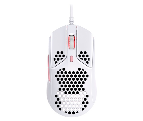 HyperX Pulsefire Haste - Gaming Mouse (White-Pink) (HMSH1-A-WT/G) - Myš