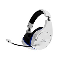 HyperX Cloud Stinger Core - Wireless Gaming Headset (White-Blue) - PS5-PS4 (HHSS1C-KB-WT/G)- Sluchátka pro herní konsole