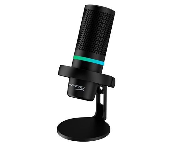 HyperX DuoCast - USB Microphone (Black) - RGB Lighting (HMID1R-A-BK/G) - Mikrofon